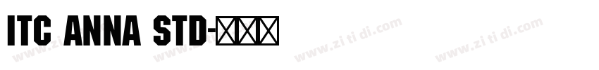 itc anna std字体转换